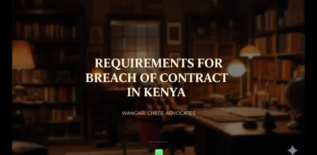 requirements for breach of contract
