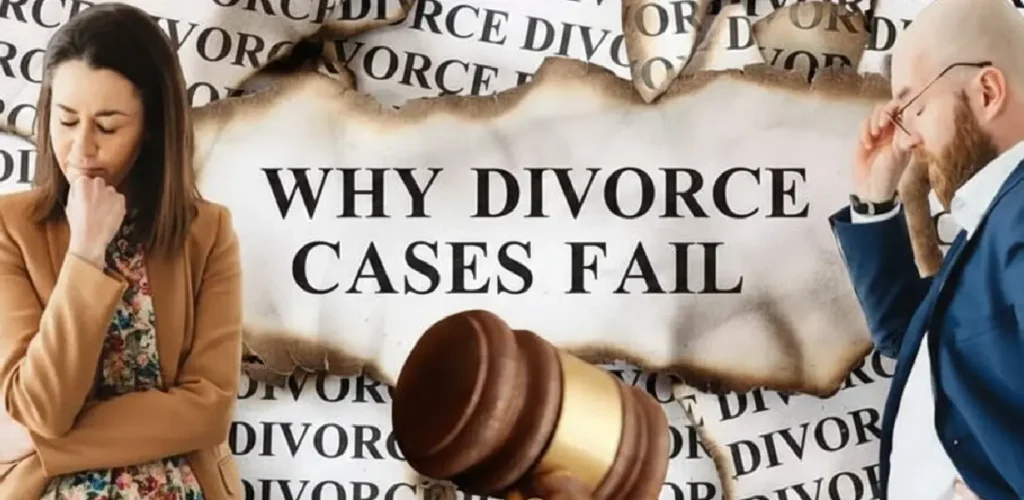 why divorce cases fail in kenya.