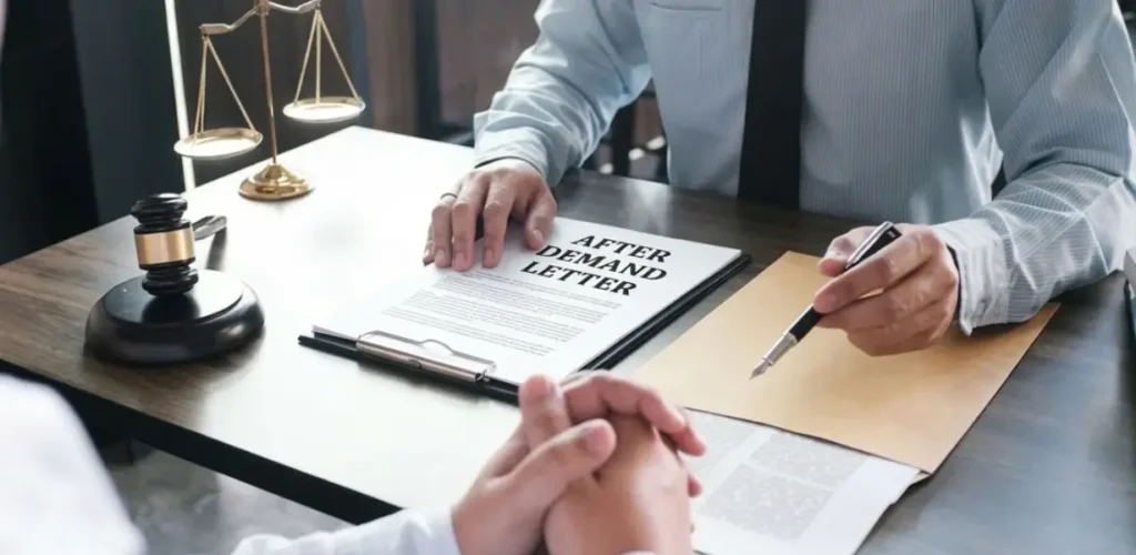 what to do after receiving a demand letter.